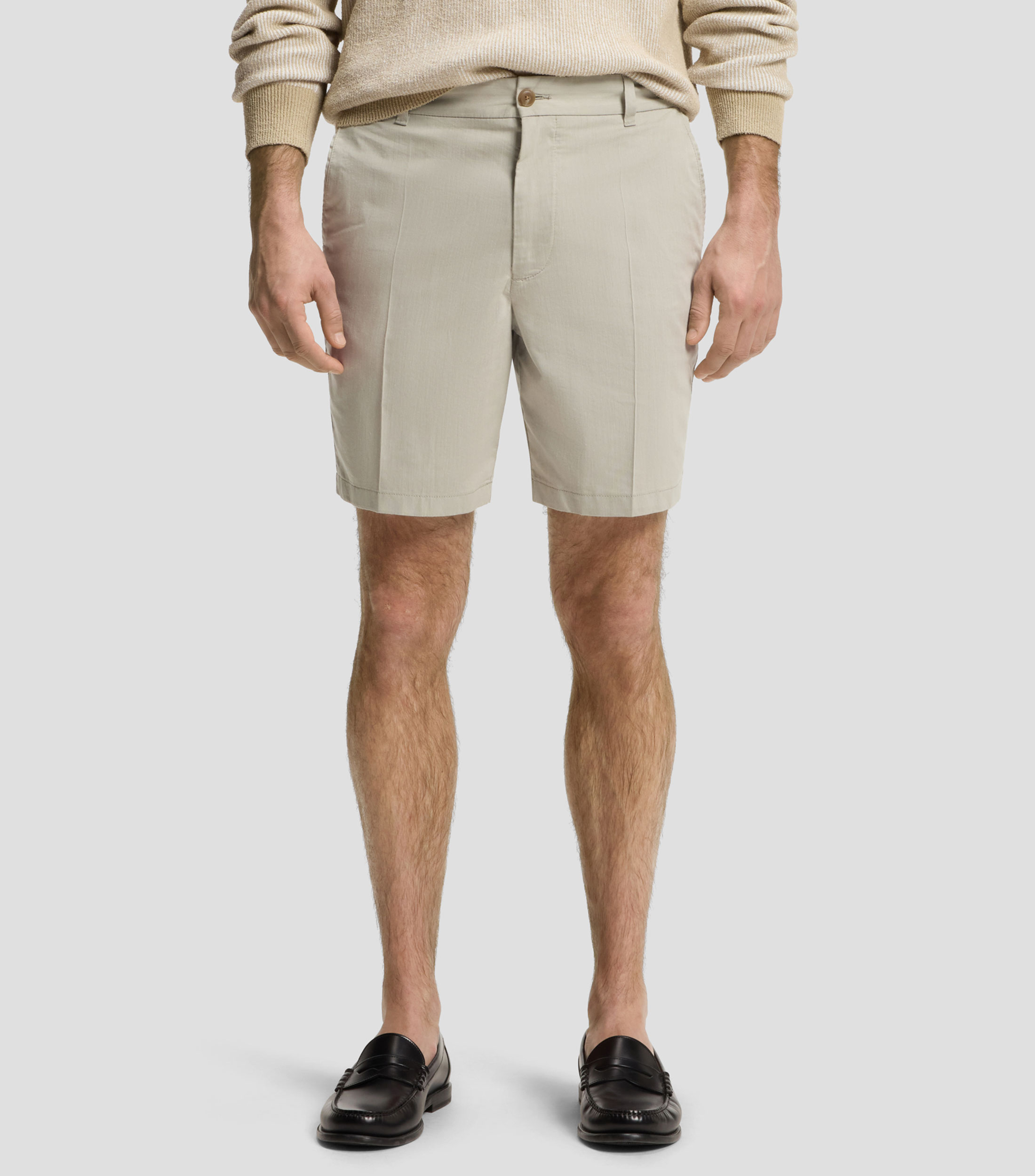 Short de algodón elástico Hombre
